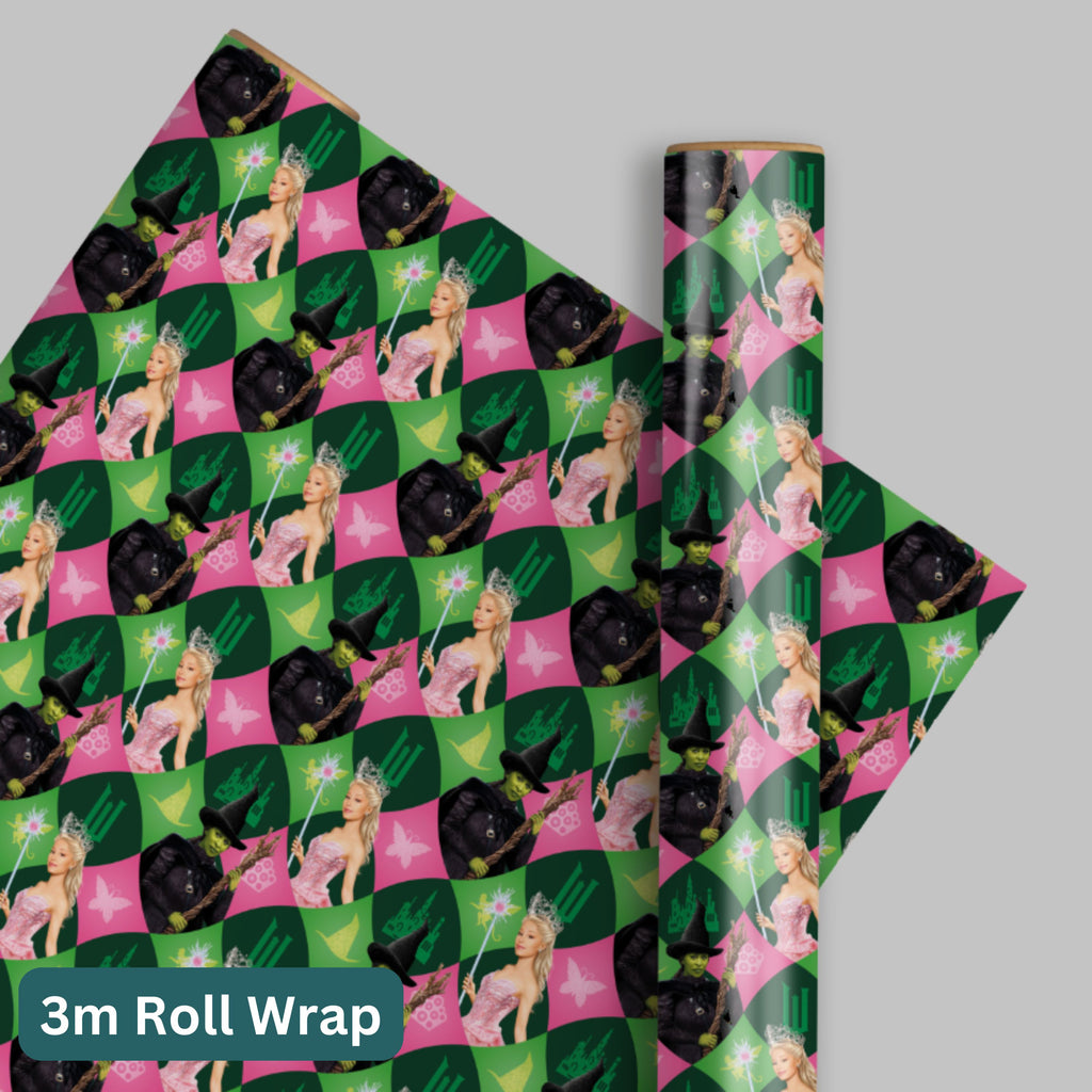 Wicked 3m Roll Wrapping Paper