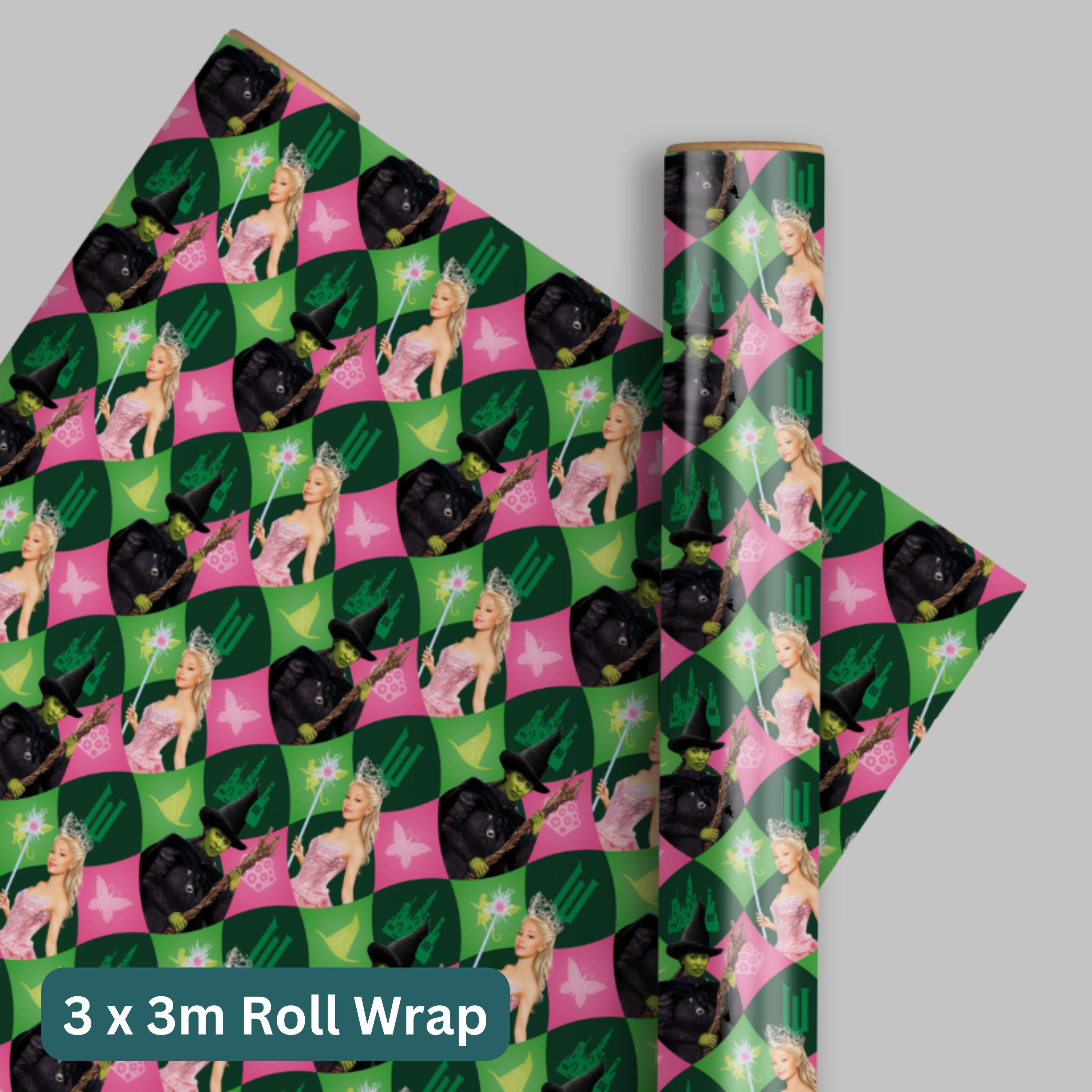 Wicked 3m Roll Wrapping Paper - 3 Pack Bundle – Danilo Promotions