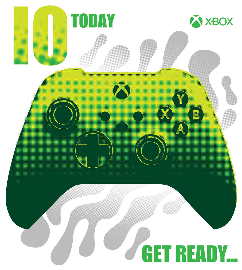 XBOX Age 10 Birthday Card