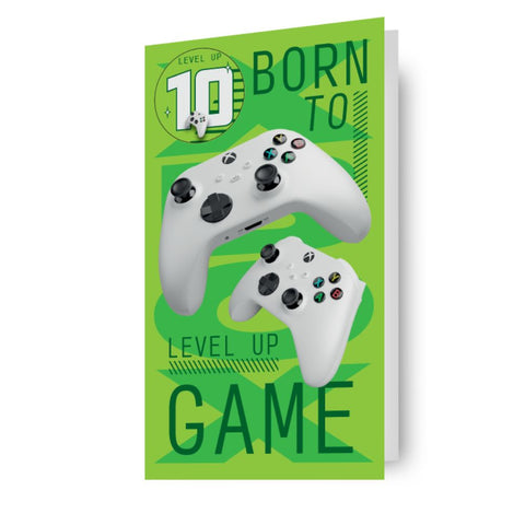 XBOX Multi Ages 7-14 Sticker Birthday Card