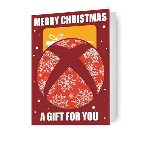 XBOX Christmas Card Gift Card Money Wallet