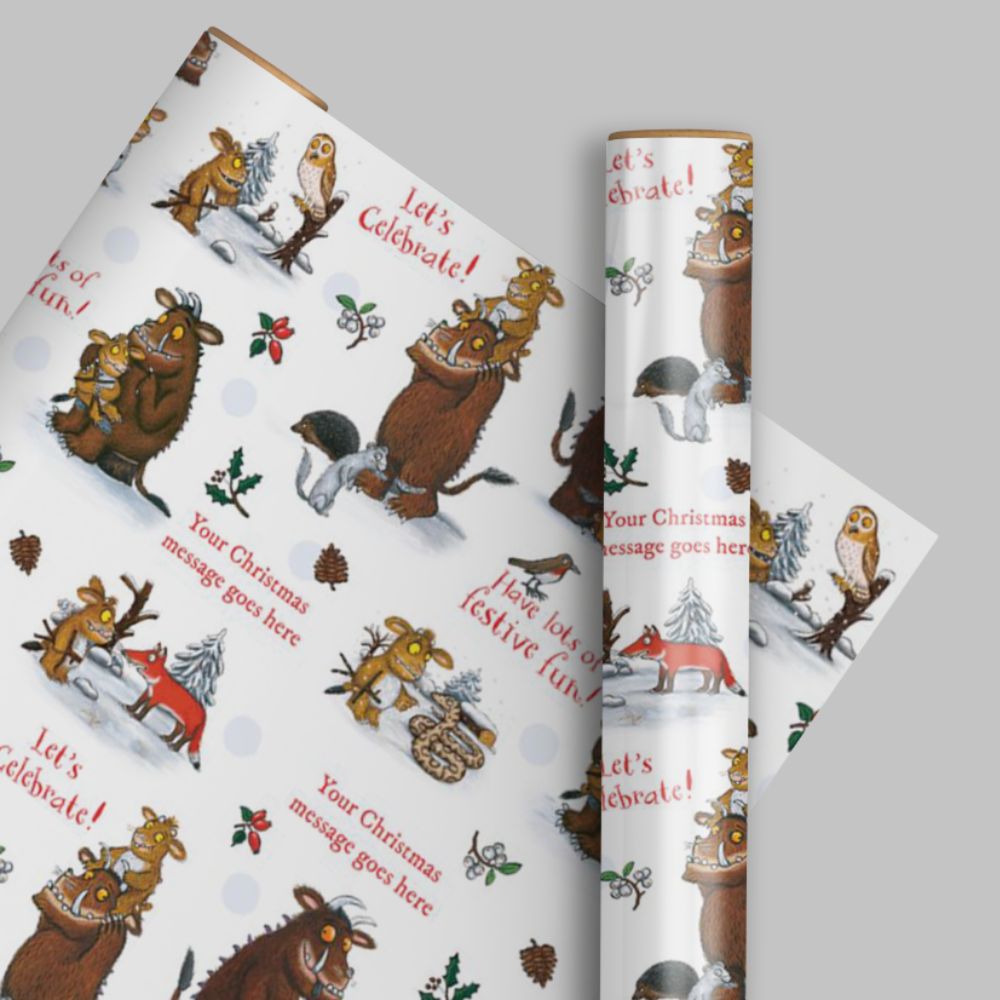The Gruffalo Wrapping Paper - 2 Sheets With Gift Tags Officially Licensed