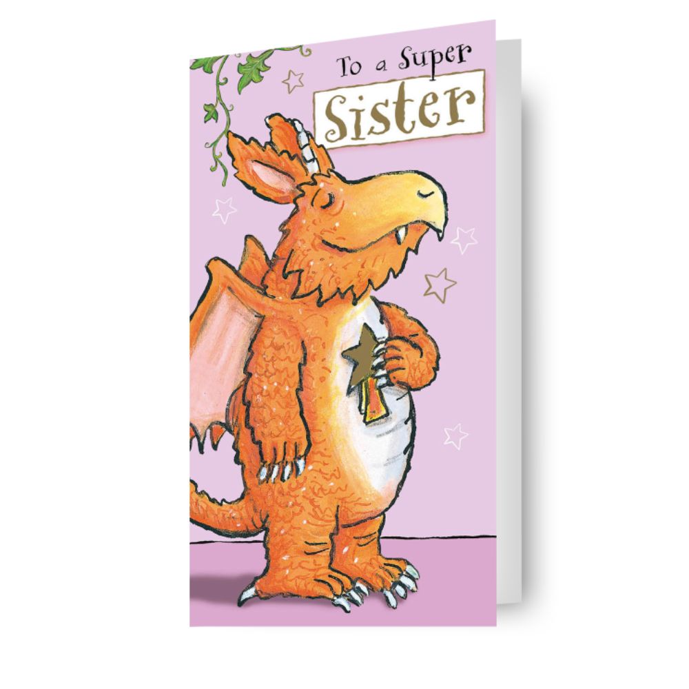 Zog Super Sister Birthday Card