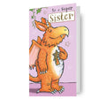 Zog Super Sister Birthday Card