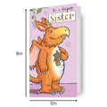 Zog Super Sister Birthday Card