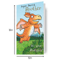 Zog Super Daring Brother Birthday Card