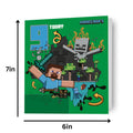 Minecraft Age 9 Birthday Card