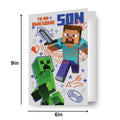 Minecraft Son Birthday Card