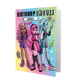 Monster High Personalised Name Birthday Card