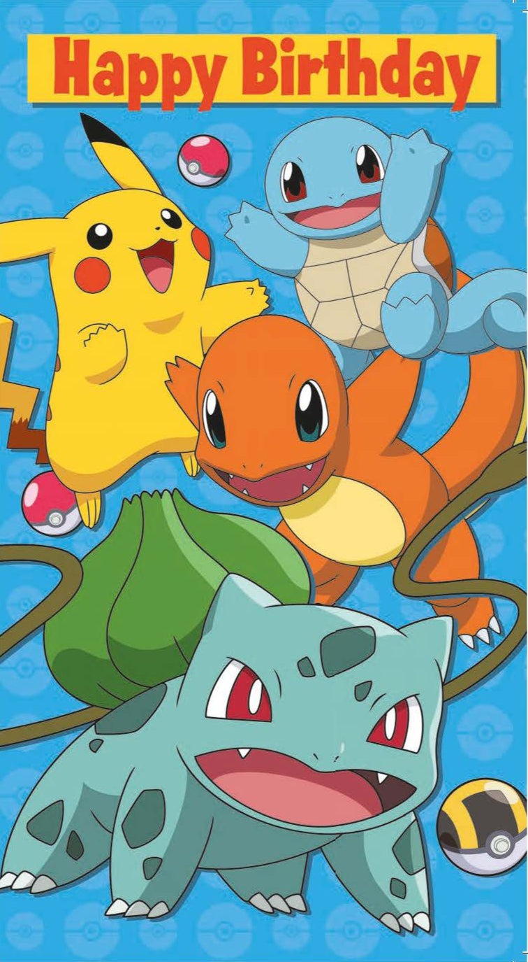 Pokémon Birthday Card Danilo Promotions