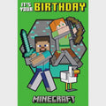 MINECRAFT LENTICULAR CARD