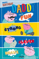 Peppa Pig 'Daddy' Birthday Card