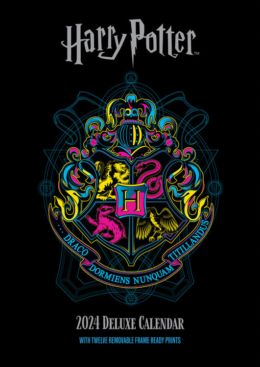 Harry Potter 2024 A3 Deluxe Calendar, calendrier 2024 harry potter