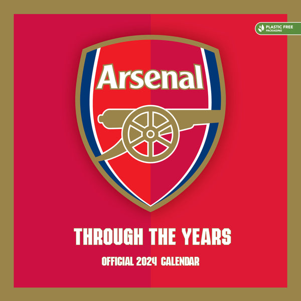Arsenal FC Legends 2024 Square Calendar
