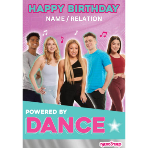 Personalised The Next Step Any Name Birthday Card an Official The Next Step Product