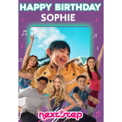 Personalised The Next Step Photo Birthday Card an Official The Next Step Product