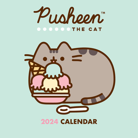 Pusheen 2024 Square Calendar