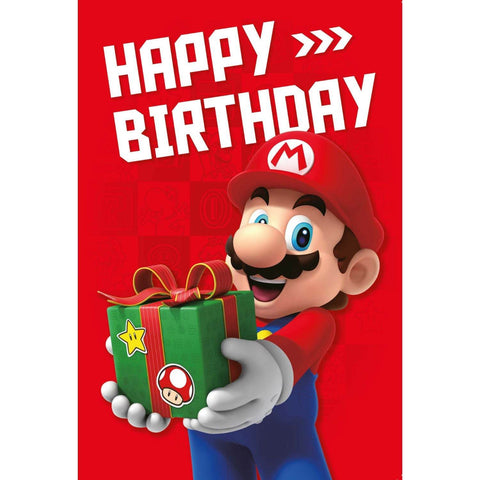 Super Mario Birthday Card, 