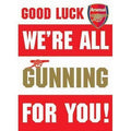 Arsenal Good Luck Greeting Card an Official Arsenal FC Product