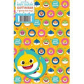Baby Shark Wrapping Paper 2 sheet & 2 tags an Official Baby Shark Product