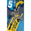 Batman Birthday Card Age 5, Official Product an Official Warner Bros Product