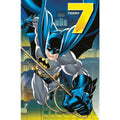 Batman Birthday Card Age 7, Official Product an Official Warner Bros Product