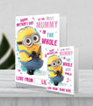Best Mummy' Mother's day Personalised Giant Card by Despicable Me an Official Despicable Me Product
