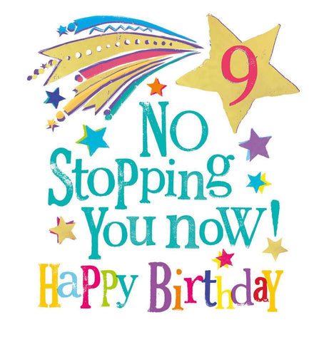 Brightside Birthday Card Age 9, Officially Licensed Product an Official The Brightside Product