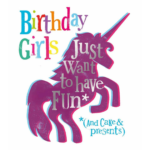 Brightside Birthday Card For Girls, Officially Licensed Product an Official The Brightside Product