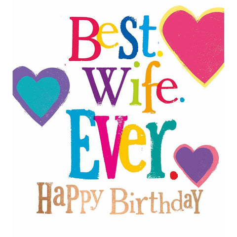 Brightside Birthday Card For Wife , Officially Licensed Product an Official The Brightside Product