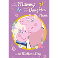 Daughter Mother's Day Personalised Card by Peppa Pig an Official Peppa Pig Product