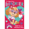 'Daughter' Valentines Day Card Paw Patrol made from Sustainably Resourced Paper an Official Paw Patrol Product