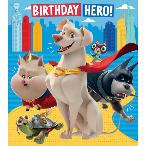 DC League of Super-Pets Birthday Card , Official Product an Official DC League of Super-Pets Product