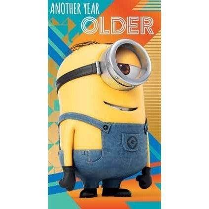 Despicable Me 3 Minion Another Year Older Birthday Card an Official Despicable Me Product