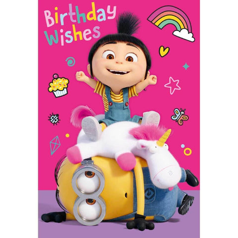 Despicable Me Birthday Card, Officially Licensed Product an Official Danilo Promotions Product