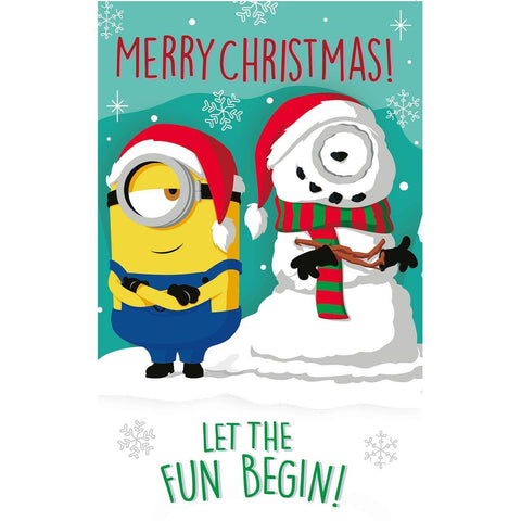 Despicable Me Christmas Card Merry Christmas, Official Product an Official Danilo Promotions Product