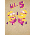 Despicable Me Crafty Minions Hi-5 Card an Official Despicable Me Product