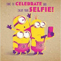 Despicable Me Crafty Minions Selfie Card an Official Despicable Me Product