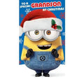 Despicable Me Grandson Christmas Greeting Card an Official Despicable Me Product