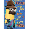 Despicable Me Minion Grandad Birthday Card an Official Despicable Me Product