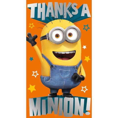 Despicable Me Minion Thanks A Minion Card an Official Despicable Me Minions Product