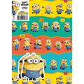 Despicable Me Minions Gift Wrap 2 Sheets & Tags an Official Despicable Me Minions Product