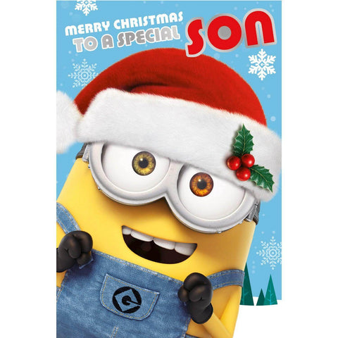 Despicable Me Minions Son Christmas Card an Official Despicable Me Minions Product