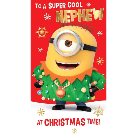 Despicable Me Nephew Christmas Card an Official Despicable Me Minions Product