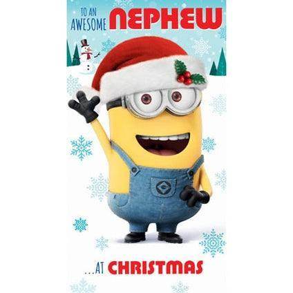 Despicable Me Nephew Christmas Card an Official Despicable Me Product