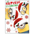 Despicable Me Nephew Christmas Greeting Card an Official Despicable Me Product