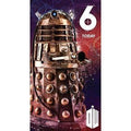 Doctor Who Age 6 Birthday Card an Official Doctor Who Product