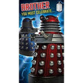 Doctor Who Brother Birthday Card an Official Doctor Who Product