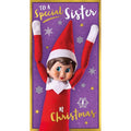 Elf On The Shelf Sister Christmas Card an Official The Elf on The Shelf Product