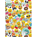 Emoji Wrapping Paper 2 Sheet 2 Tag Joy Pixels Official Product an Official JoyPixels Product